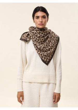 Large Leo cashmere bandana