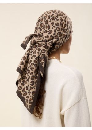 Bandana cachemire grand Leo