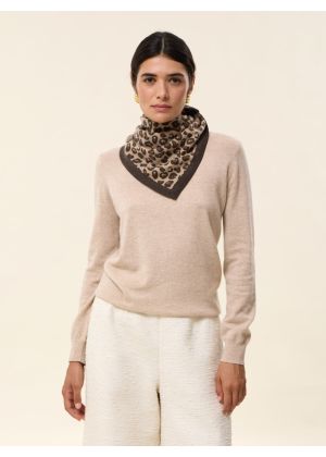 Small Leo cashmere bandana