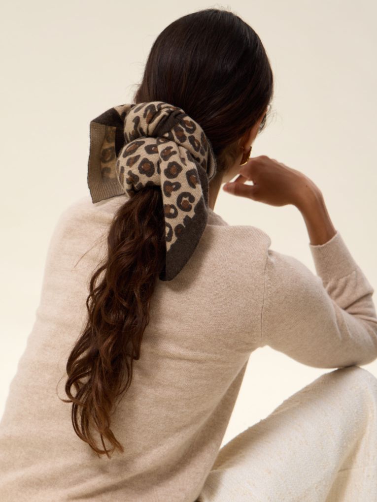 Small Leo cashmere bandana