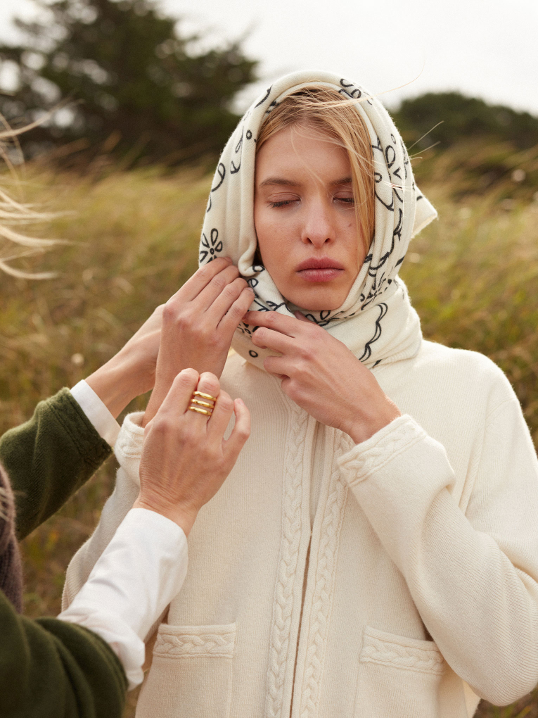 Cashmere bandana Aimee