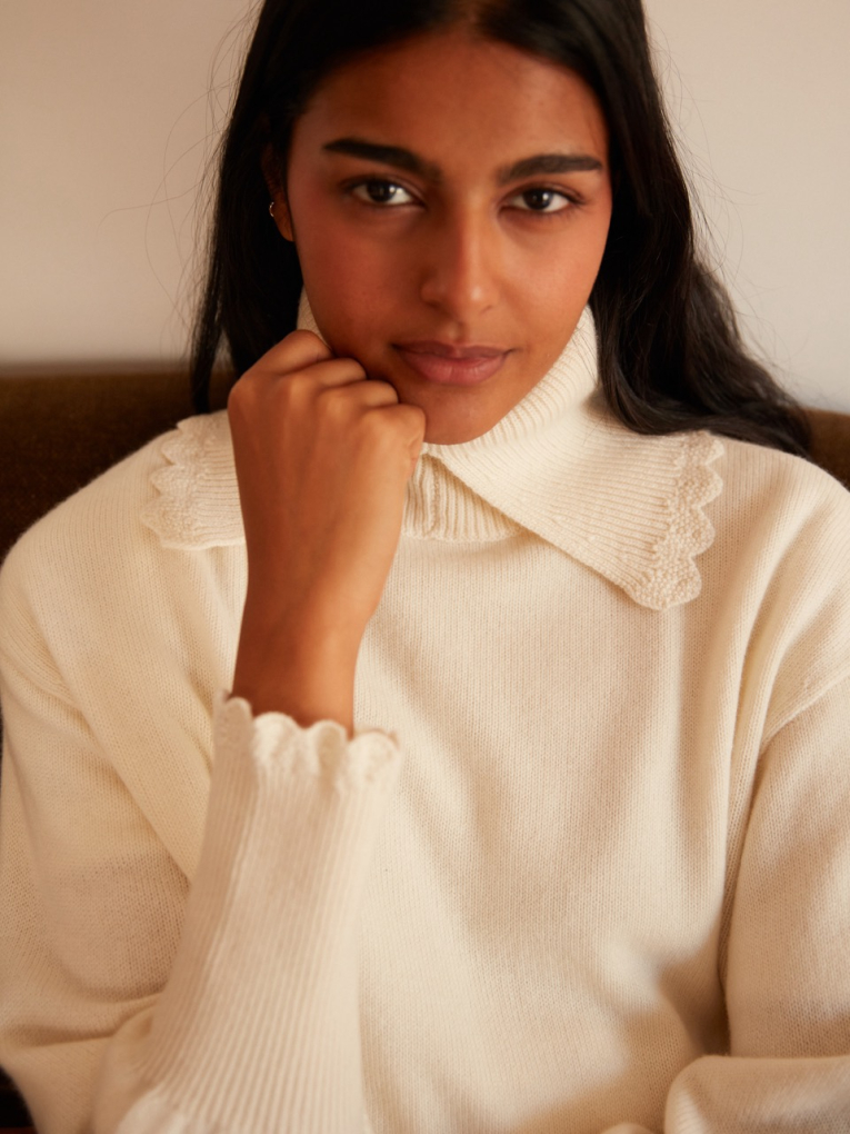 Pull cachemire Ambre