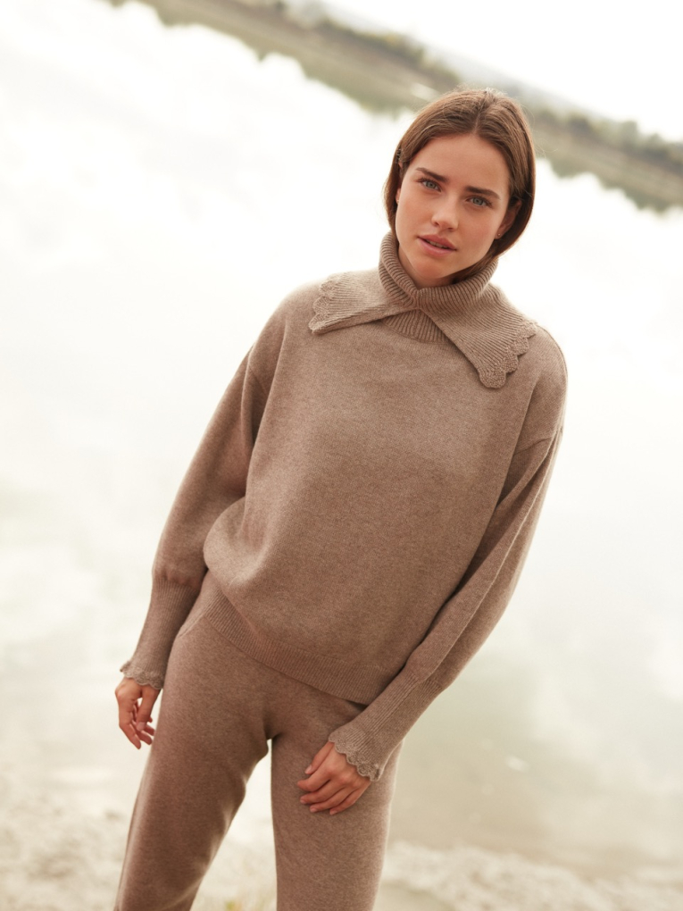 Pull cachemire Ambre