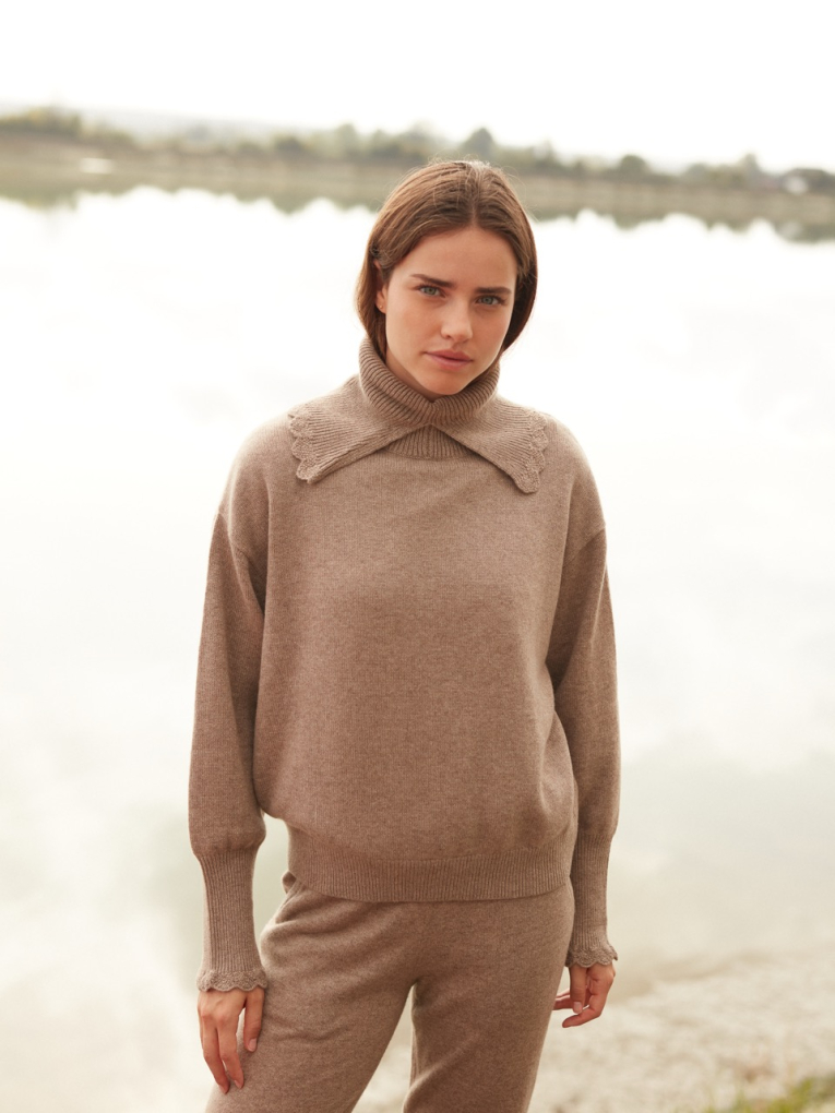 Pull cachemire Ambre