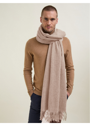 Lot De 2 écharpes Multifonctions Coupe-vent - 95x95cm, Polyester, Marron Et Blanc Café, Pour Hommes Et Femmes