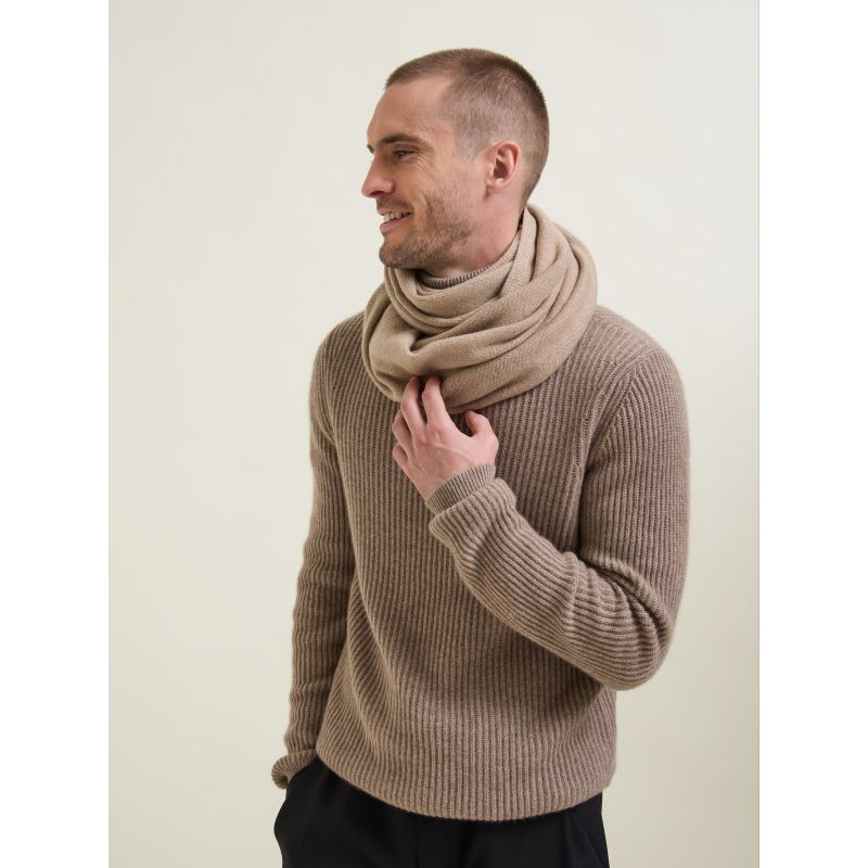 Snood homme laine gris anthracite, snood , tour de cou homme